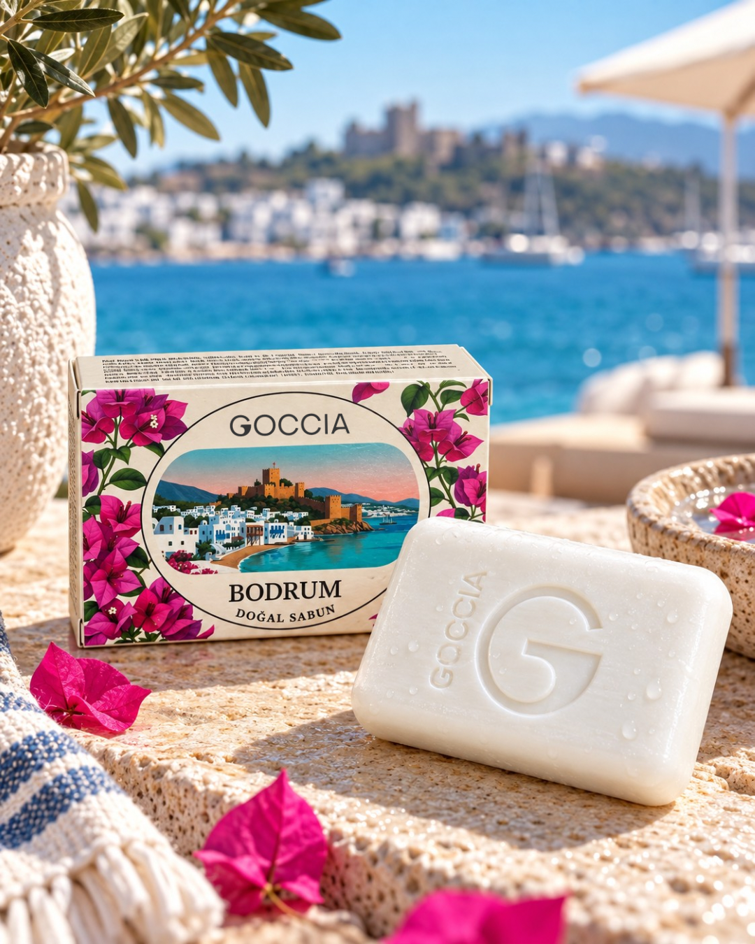 Goccia Bodrum Nemlendirici Doğal Sabun – Shea Yağı & Gliserin
