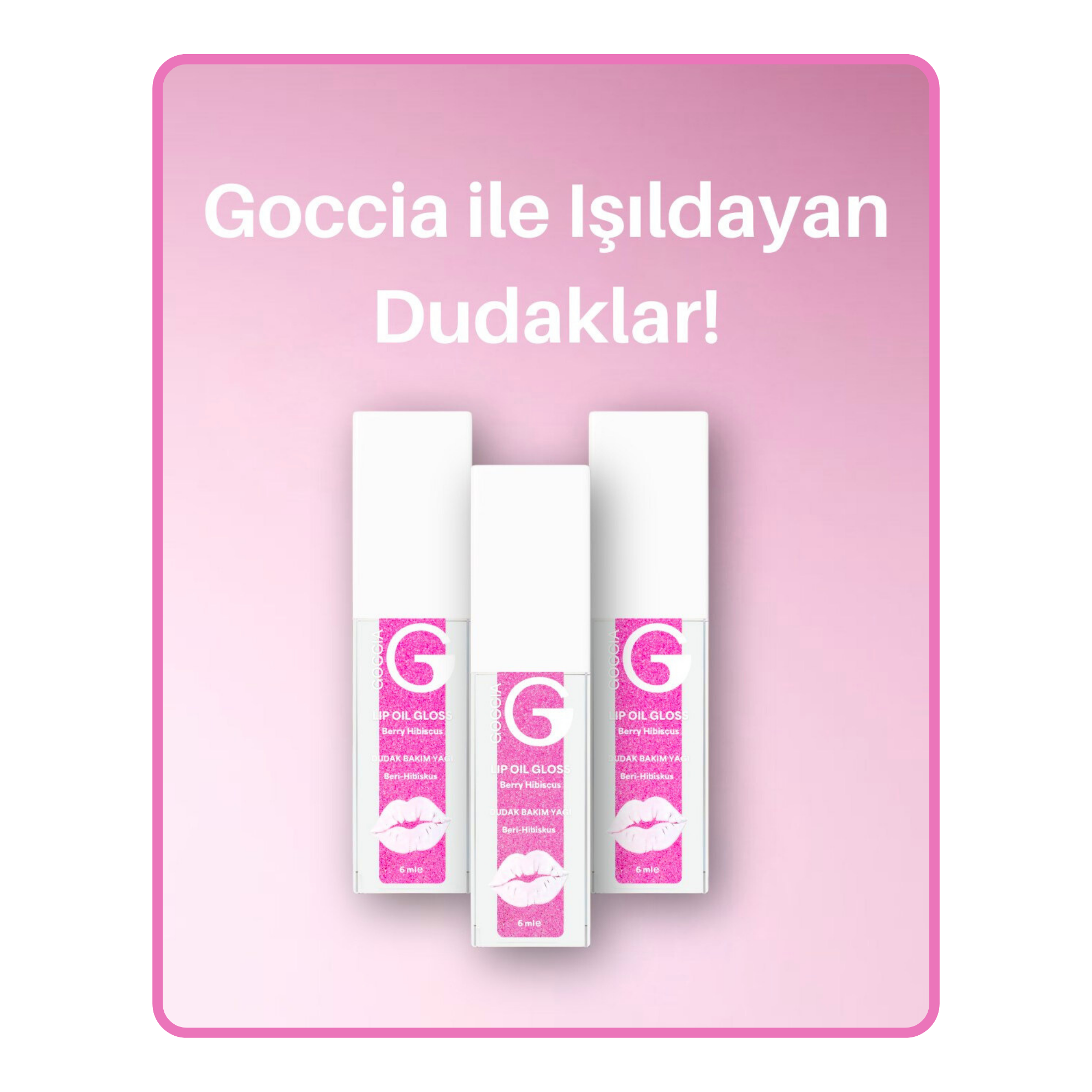 Lip Oil Gloss Berry Hibiscus – Işıltılı, Dolgun ve Yumuşacık Dudaklar