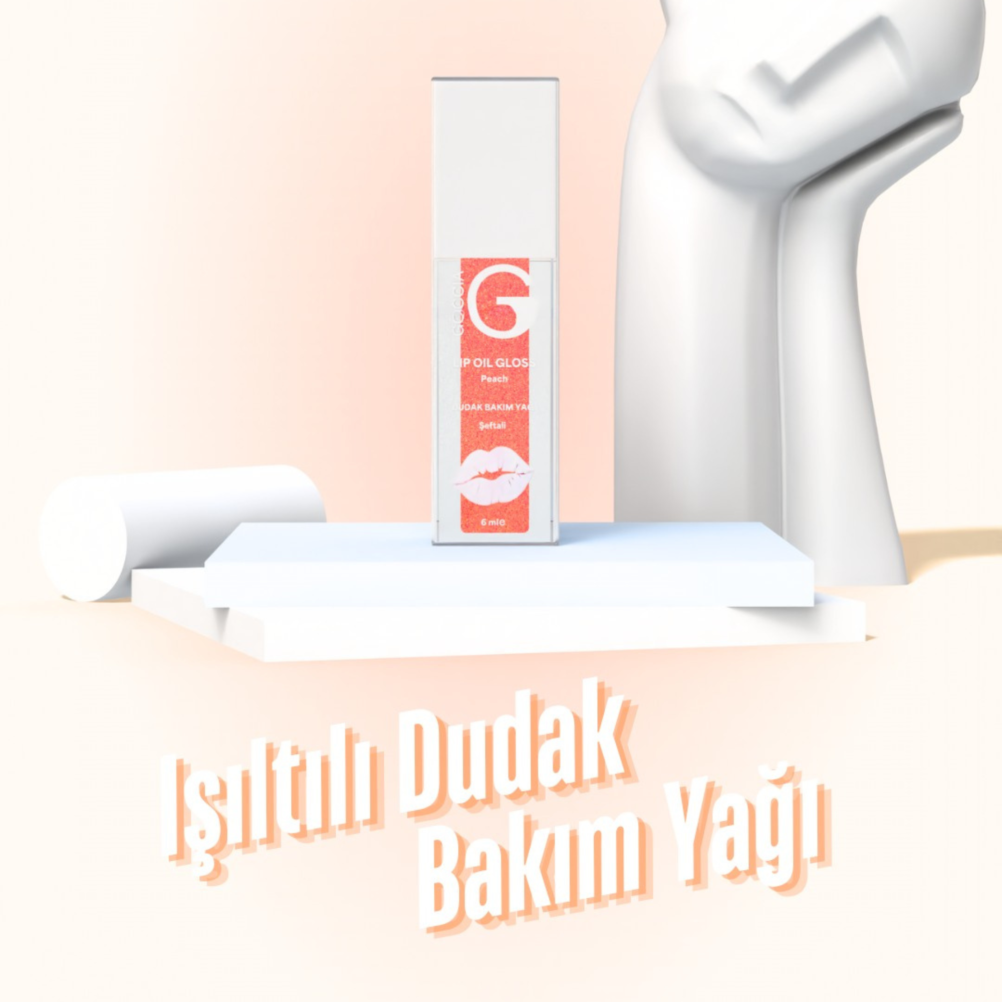 Dudak Bakım Yağı Şeftali Nektarı – Doğal Işıltı ve Derinlemesine Nem